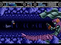 une photo d'Ã©cran de Gaiares sur Sega Megadrive